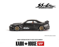 Kaido House x Mini GT - Nissan Skyline GT - R (R33) Active Carbon R *Sealed, Possibility of a Chase* - Top CollectiblesDiecastMini GT