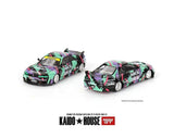 Kaido House x Mini GT - Nissan Skyline GT - R (R33) HKS V1 – Black Green *Sealed, Possibility of a Chase* - Top CollectiblesDiecastMini GT