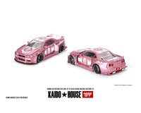 Kaido House x Mini GT - Nissan Skyline GT - R (R34) Kaido Racing Factory V1 – Pink *Sealed, Possibility of a Chase* - Top CollectiblesDiecastMini GT