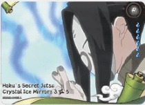Kayou - Haku's Secret Justsu Crystal Ice Mirrors - NRSA01 - R - 038L1 - Naruto Heaven Scroll Seriies - Top CollectiblesCollectible CardsKayou