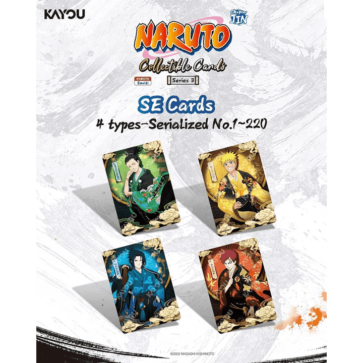 Kayou - Naruto Smriti Chapter Jin Collectible Trading Card Series 3 - Booster Box (12 Packs) - English Version - Top CollectiblesCollectible CardsKayou