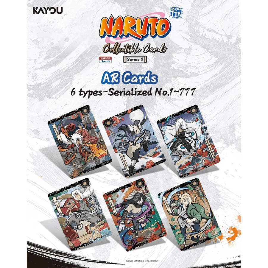 Kayou - Naruto Smriti Chapter Jin Collectible Trading Card Series 3 - Booster Box (12 Packs) - English Version - Top CollectiblesCollectible CardsKayou