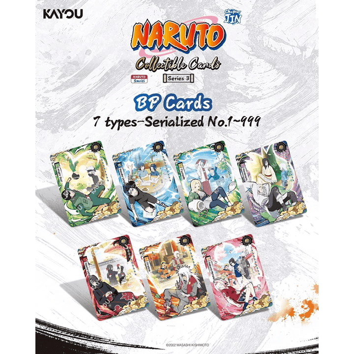 Kayou - Naruto Smriti Chapter Jin Collectible Trading Card Series 3 - Booster Box (12 Packs) - English Version - Top CollectiblesCollectible CardsKayou