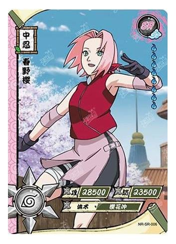 Kayou - Sakura Haruno - NR - SR - 006 - Foil - Naruto Series - Top CollectiblesCollectible CardsKayou