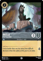 Lorcana - Akela (Wolf Pack Elder) - 182/204 - Common - Archazia's Island - Top CollectiblesCollectible CardsLorcana