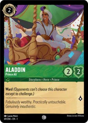 Lorcana - Aladdin (Prince Ali) - 69/204 - Common - The First Chapter - Top CollectiblesCollectible CardsLorcana