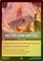 Lorcana - And Then Along Came Zeus - 195/204 - Rare (Foil) - Into the Inklands - Top CollectiblesCollectible CardsLorcana