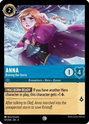 Lorcana - Anna (Braving the Storm) - 137/204 - Common - Ursula&