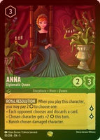 Lorcana - Anna (Diplomatic Queen) - 85/204 - Legendary (Foil) - Shimmering Skies - Top CollectiblesCollectible CardsLorcana