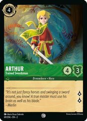 Lorcana - Arthur (Trained Swordsman) - 69/204 - Common - Rise of the Floodborn - Top CollectiblesCollectible CardsLorcana