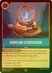 Lorcana - Aurelian Gyrosensor - 163/204 - Rare (Foil) - Into the Inklands - Top CollectiblesCollectible CardsLorcana