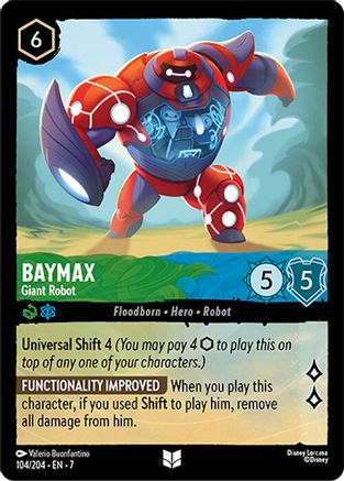 Lorcana - Baymax (Giant Robot) - 104/204 - Uncommon - Archazia's Island - Top CollectiblesCollectible CardsLorcana