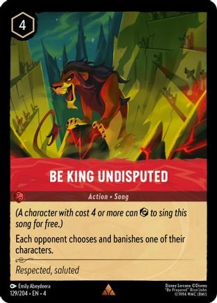 Lorcana - Be King Undisputed - 129/204 - Rare - Ursula's Return - Top CollectiblesCollectible CardsLorcana