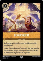 Lorcana - Be Our Guest - 25/204 - Uncommon - The First Chapter - Top CollectiblesCollectible CardsLorcana