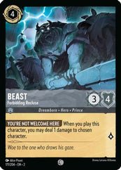 Lorcana - Beast (Forbidding Recluse) - 171/204 - Common - Rise of the Floodborn - Top CollectiblesCollectible CardsLorcana
