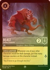 Lorcana - Beast (Selfless Protector) - 172/204 - Super Rare (Foil) - Rise of the Floodborn - Top CollectiblesCollectible CardsLorcana