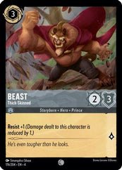 Lorcana - Beast (Thick - Skinned) - 176/204 - Common - Ursula's Return - Top CollectiblesCollectible CardsLorcana