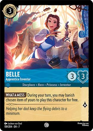 Lorcana - Belle (Apprentice Inventor) - 159/204 - Common - Archazia&