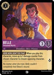 Lorcana - Belle (Untrained Mystic) - 37/204 - Common - Ursula's Return - Top CollectiblesCollectible CardsLorcana