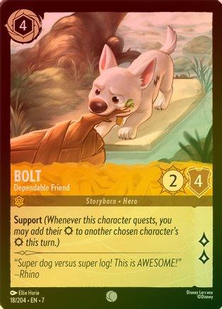 Lorcana - Bolt (Dependable Friend) - 18/204 - Common (Foil) - Archazia's Island - Top CollectiblesCollectible CardsLorcana
