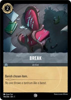 Lorcana - Break - 196/204 - Common - The First Chapter - Top CollectiblesCollectible CardsLorcana