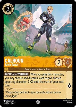 Lorcana - Calhoun (Battle - Tested) - 36/204 - Common - Archazia's Island - Top CollectiblesCollectible CardsLorcana