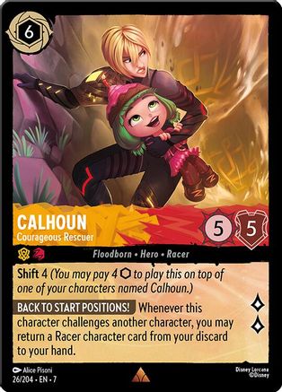 Lorcana - Calhoun (Courageous Rescuer) - 26/204 - Rare - Archazia&