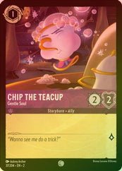 Lorcana - Chip the Teacup (Gentle Soul) - 37/204 - Common (Foil) - Rise of the Floodborn - Top CollectiblesCollectible CardsLorcana