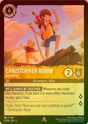 Lorcana - Christopher Robin (Adventurer) - 2/204 - Rare (Foil) - Rise of the Floodborn - Top CollectiblesCollectible CardsLorcana