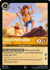 Lorcana - Christopher Robin (Adventurer) - 2/204 - Rare - Rise of the Floodborn - Top CollectiblesCollectible CardsLorcana