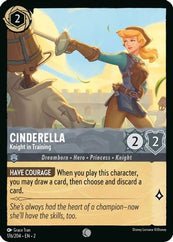 Lorcana - Cinderella (Knight in Training) - 176/204 - Common - Rise of the Floodborn - Top CollectiblesCollectible CardsLorcana