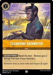 Lorcana - Cleansing Rainwater - 29/204 - Common - Into the Inklands - Top CollectiblesCollectible CardsLorcana