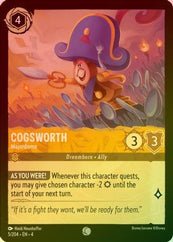 Lorcana - Cogsworth (Majordomo) - 5/204 - Common (Foil) - Ursula's Return - Top CollectiblesCollectible CardsLorcana