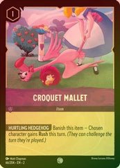 Lorcana - Croquet Mallet - 66/204 - Common (Foil) - Rise of the Floodborn - Top CollectiblesCollectible CardsLorcana