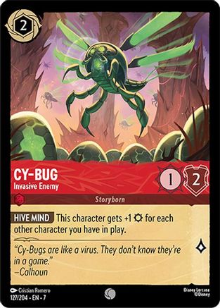 Lorcana - Cy - Bug (Invasive Enemy) - 127/204 - Common - Archazia's Island - Top CollectiblesCollectible CardsLorcana
