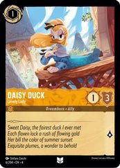 Lorcana - Daisy Duck (Lovely Lady) - 6/204 - Uncommon - Ursula's Return - Top CollectiblesCollectible CardsLorcana