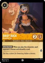 Lorcana - Daisy Duck (Musketeer Spy) - 7/204 - Common - Ursula's Return - Top CollectiblesCollectible CardsLorcana