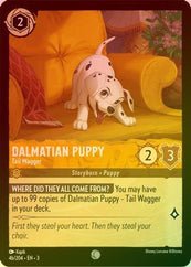 Lorcana - Dalmatian Puppy (Tail Wagger) - 4b/204 - Common (Foil) - Into the Inklands - Top CollectiblesCollectible CardsLorcana