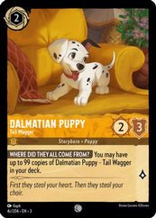 Lorcana - Dalmatian Puppy (Tail Wagger) - 4c/204 - Common - Into the Inklands - Top CollectiblesCollectible CardsLorcana