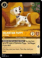 Lorcana - Dalmatian Puppy (Tail Wagger) - 4d/204 - Common - Into the Inklands - Top CollectiblesCollectible CardsLorcana