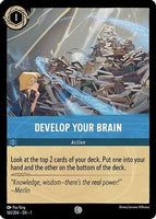 Lorcana - Develop Your Brain - 161/204 - Common - The First Chapter - Top CollectiblesCollectible CardsLorcana