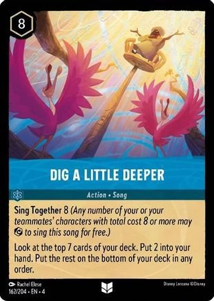 Lorcana - Dig a Little Deeper - 162/204 - Uncommon - Ursula&