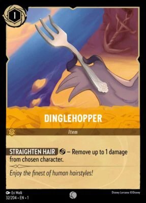Lorcana - Dinglehopper - 32/204 - Common - The First Chapter - Top CollectiblesCollectible CardsLorcana