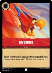 Lorcana - Divebomb - 128/204 - Uncommon - Into the Inklands - Top CollectiblesCollectible CardsLorcana