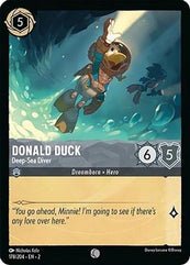 Lorcana - Donald Duck (Deep - Sea Diver) - 178/204 - Common - Rise of the Floodborn - Top CollectiblesCollectible CardsLorcana