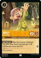 Lorcana - Dopey (Always Playful) - 6/204 - Uncommon - Rise of the Floodborn - Top CollectiblesCollectible CardsLorcana