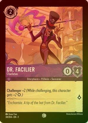 Lorcana - Dr. Facilier (Charlatan) - 38/204 - Common (Foil) - The First Chapter - Top CollectiblesCollectible CardsLorcana