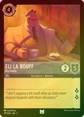 Lorcana - Eli La Bouff (Big Daddy) - 179/204 - Uncommon (Foil) - Rise of the Floodborn - Top CollectiblesCollectible CardsLorcana