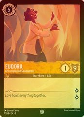 Lorcana - Eudora (Accomplished Seamstress) - 7/204 - Common (Foil) - Rise of the Floodborn - Top CollectiblesCollectible CardsLorcana