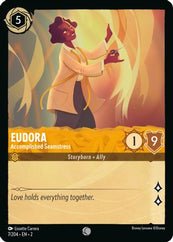 Lorcana - Eudora (Accomplished Seamstress) - 7/204 - Common - Rise of the Floodborn - Top CollectiblesCollectible CardsLorcana